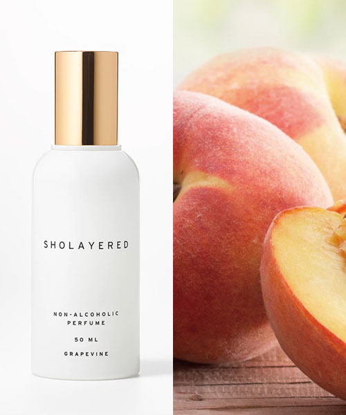 White Peach & Wood｜ Non-Alcohoilc Perfume｜LAYERED FRAGRANCE