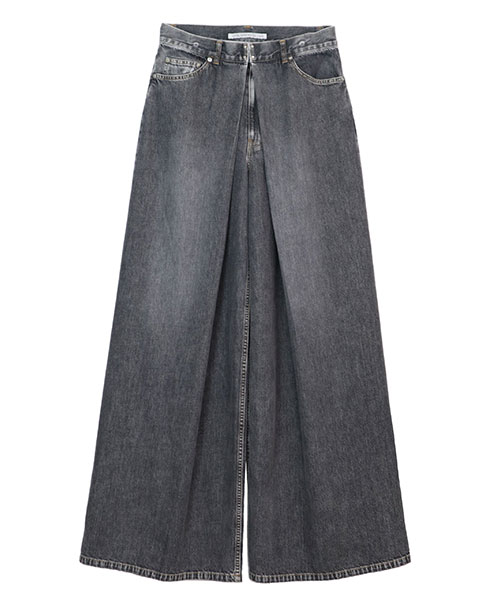 WASHED DENIM SUPER WIDE PANTS｜JOHNLAWRENCESULLIVAN ジョン