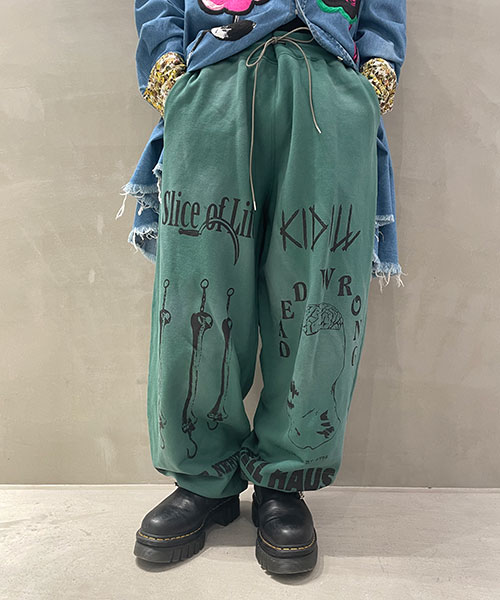 Baggy Sweat Pants Distressed Fabric｜KIDILL KYOTO キディル キョウト