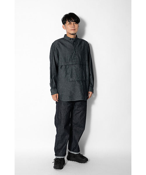 TAKIBI Light Denim Utility Pullover｜Snow Peak アパレル スノーピーク