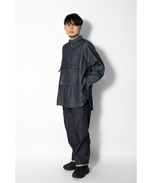 TAKIBI Light Denim Utility Pullover｜Snow Peak アパレル スノーピーク