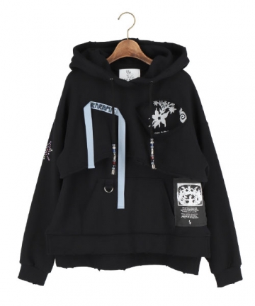 bind rune layered hoodie｜KIDILL KYOTO キディル キョウト